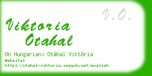 viktoria otahal business card